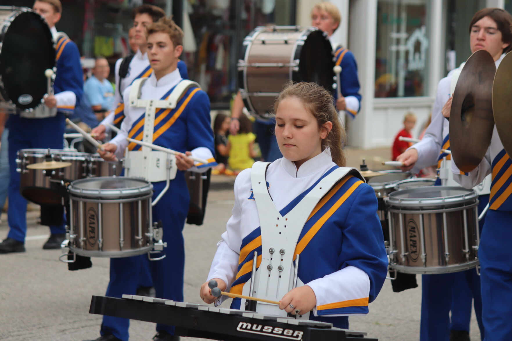 Madison Raymond plays bells